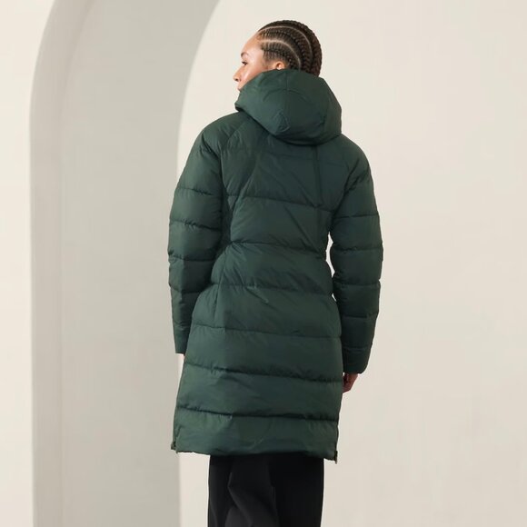 Athleta Downtown Puffer Parka - Size Small - Color CYPRESS - *NEW WITH TAGS* - Picture 2 of 5